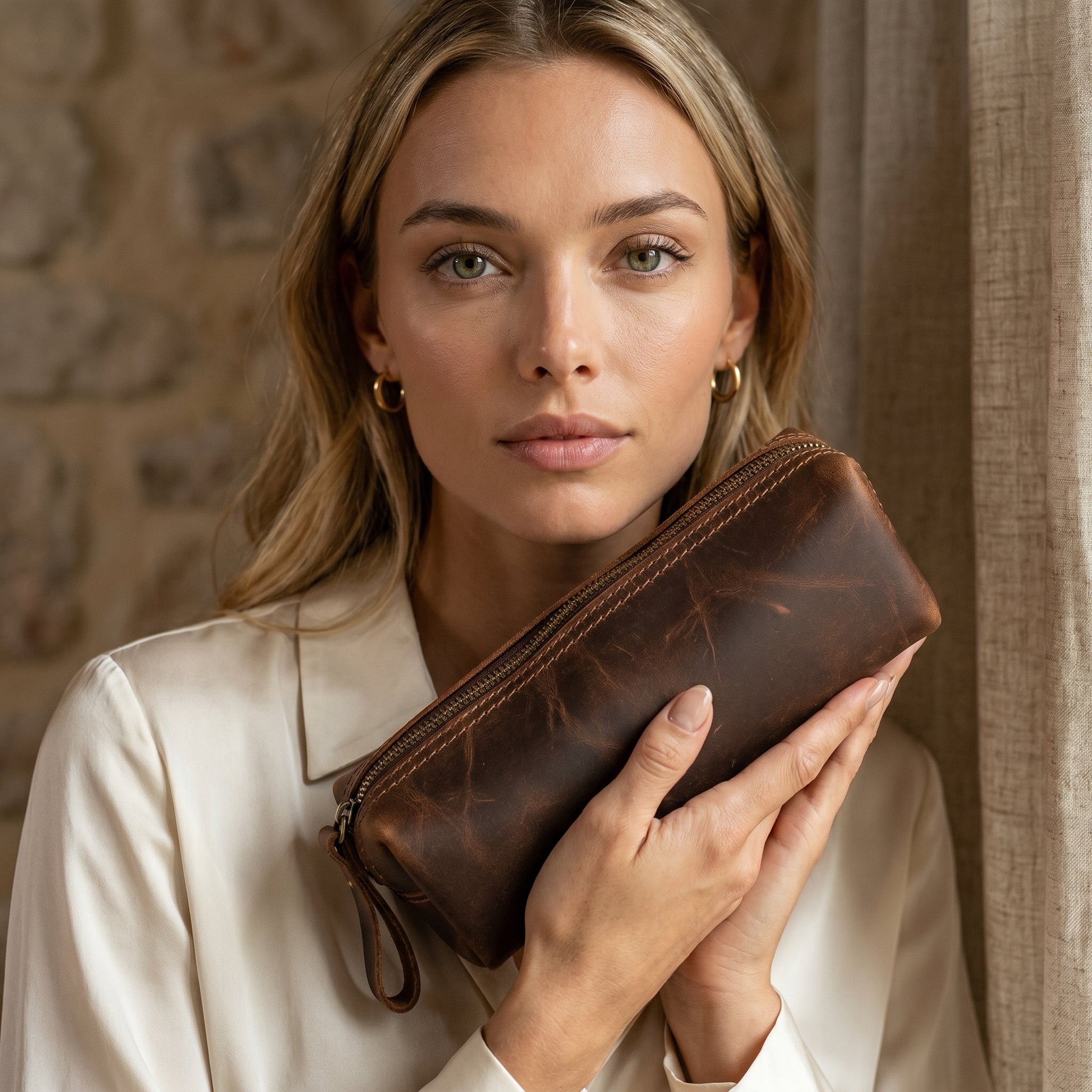 The Sasha Leather Pouch