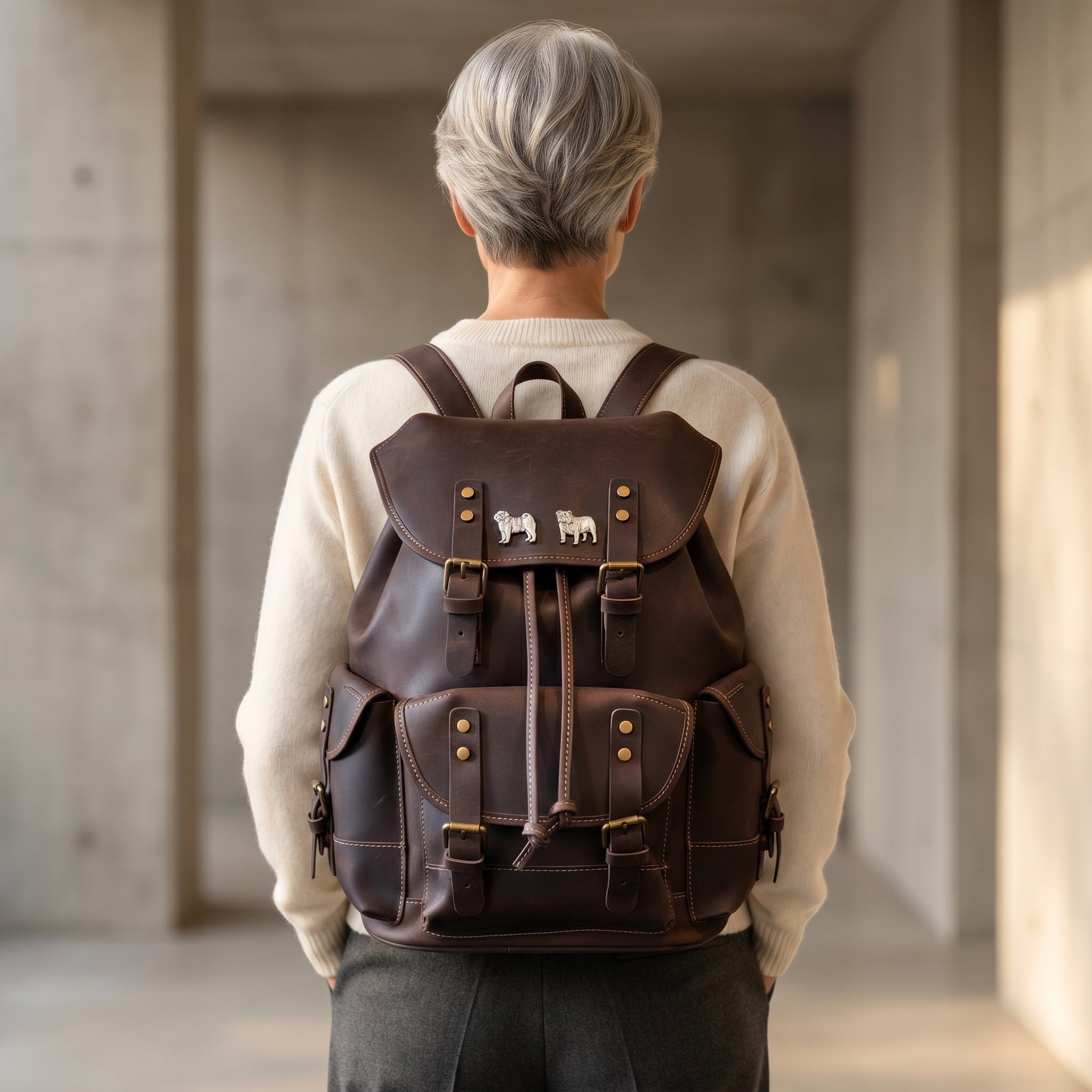 The Sophie Leather Backpack