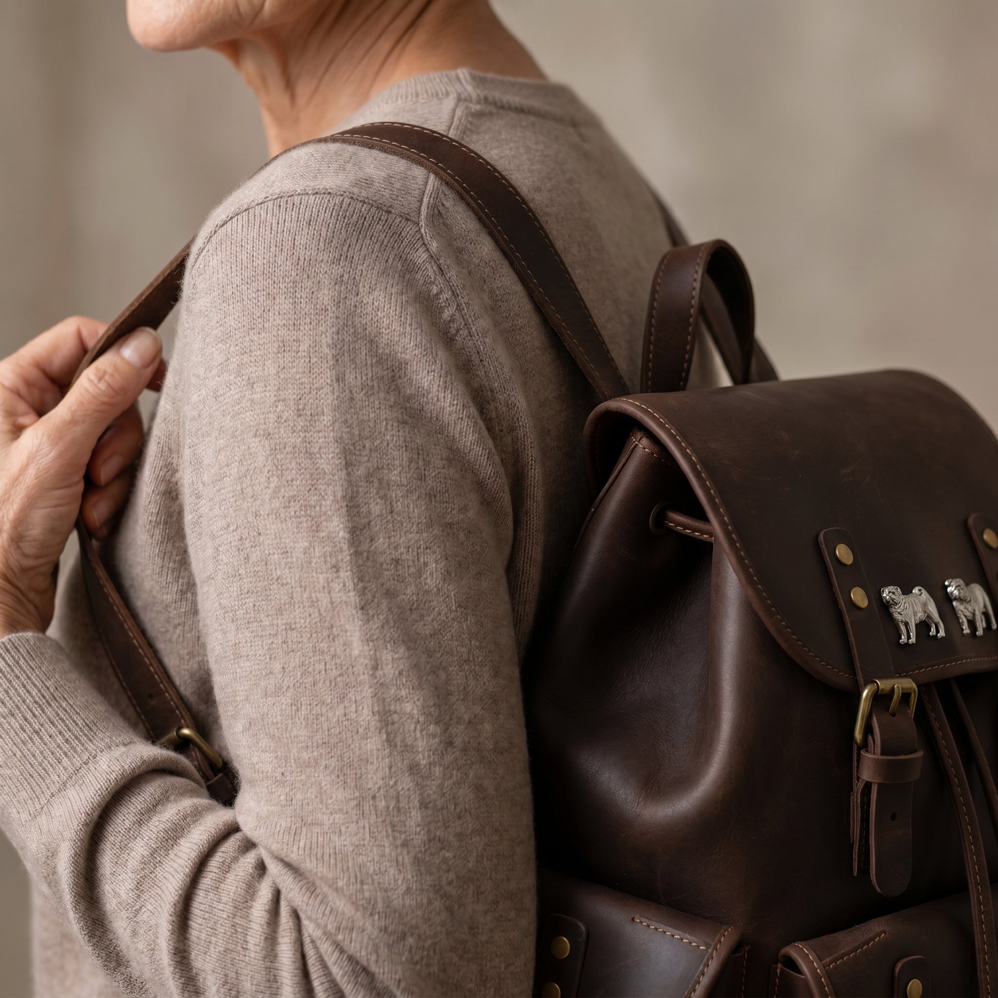 The Sophie Leather Backpack