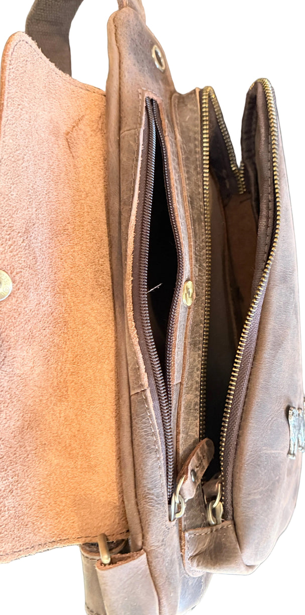 The Izzy Leather Crossbody Bag