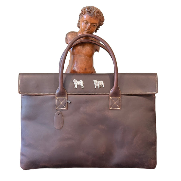 The Harley Thin Leather Briefcase