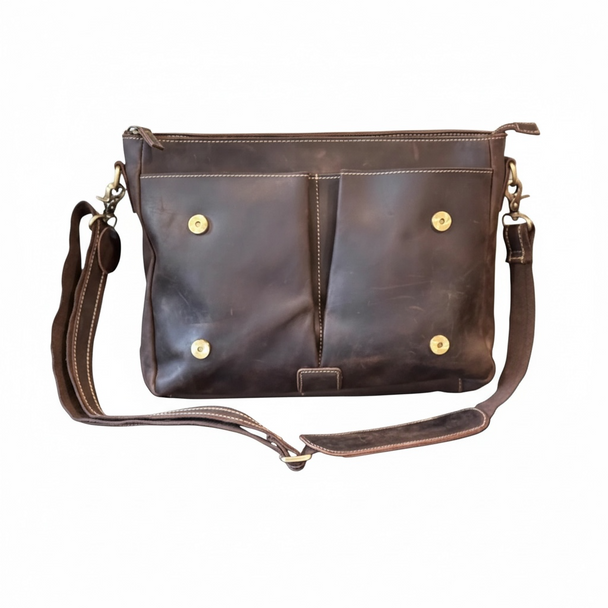 The Hector Leather Briefcase