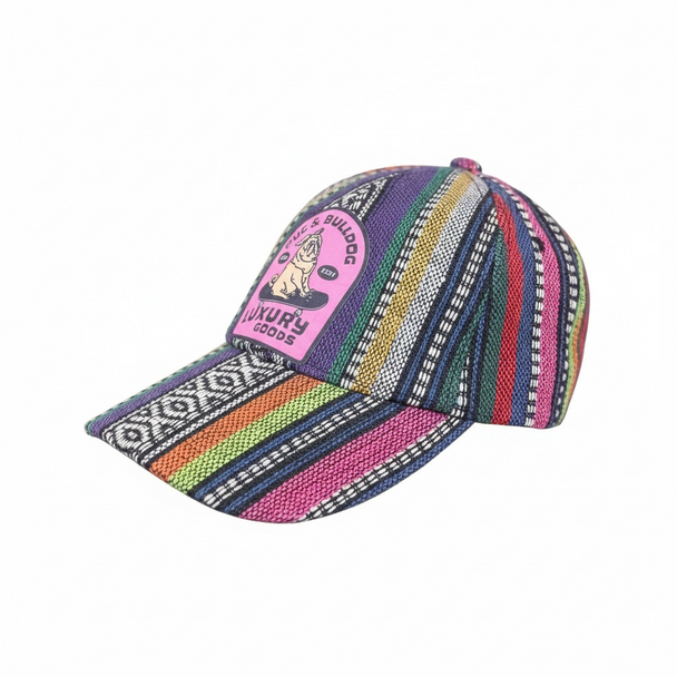 Bohemian Striped Ball Cap
