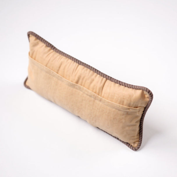 Espresso Needlepoint Pillow