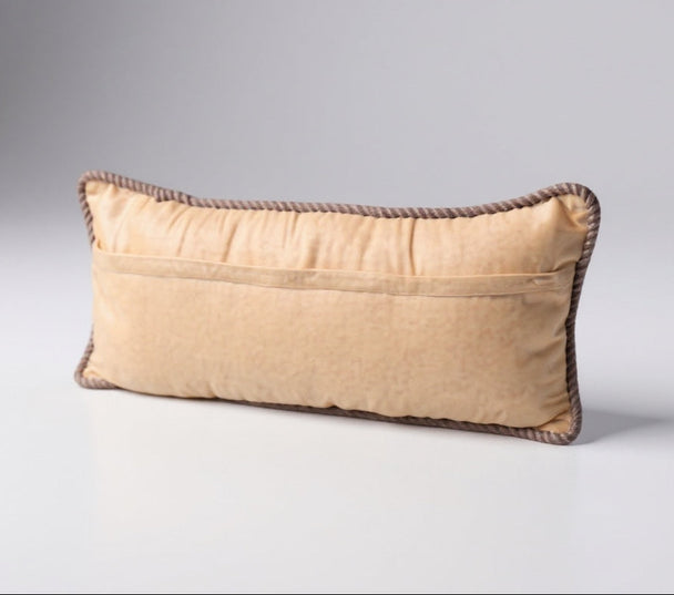 Cappuccino Needlepoint Pillow